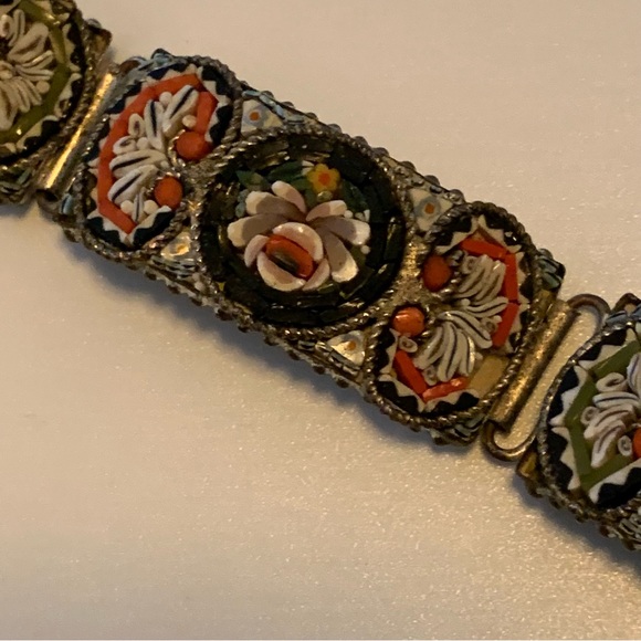 Antique Italian micromosaic bracelet - Picture 3 of 15